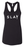 Custom Printed Apparel | K&K Cheer Gear - Women's Black Jersey Racerback Tank 