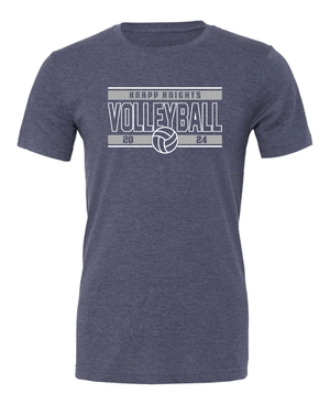 Custom Apparel - Screen Printing - Knapp Knights Volleyball - Adult Unisex T-Shirt (NAME/NUMBER OPTIONAL) - Knapp Knights Volleyball - 16528