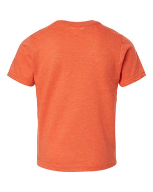 Community Education Apparel T-Shirt Heather Orange back view
