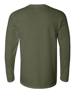 MYOI Allegan/Barry Fall Fundraiser Long Sleeve Military Green back view