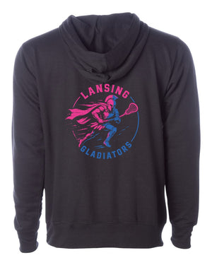 Lansing Gladiators Fall Shop 2026 Hoodie Black back view