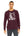 Okemos Fall Staff Shop Crewneck Maroon front view