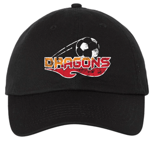 Custom Printed Apparel | LA Dragons Fall 2025 - Adult Dad Hats (White/Black) - LA Dragons Fall 2025 - 18449