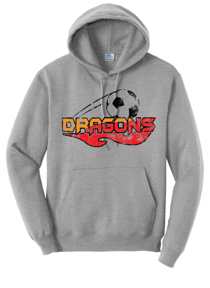 Custom Printed Apparel | LA Dragons Fall 2025 - Adult Hooded Sweatshirt (Multiple Color Options) (Personalization Optional) - LA Dragons Fall 2025 - 18449