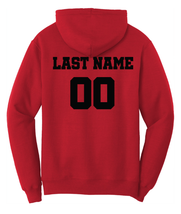 Custom Printed Apparel | LA Dragons Fall 2025 - Adult Hooded Sweatshirt (Multiple Color Options) (Personalization Options) - LA Dragons Fall 2025 - 18449