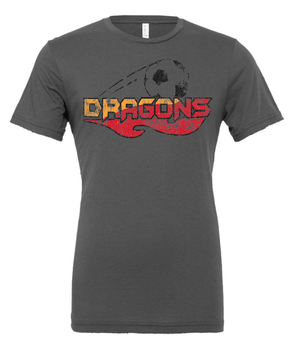 Custom Printed Apparel | LA Dragons Holiday Store 2025 | Adult Unisex Asphalt T-Shirt "Soccer Design" - LA Dragons Holiday 25 - 18748