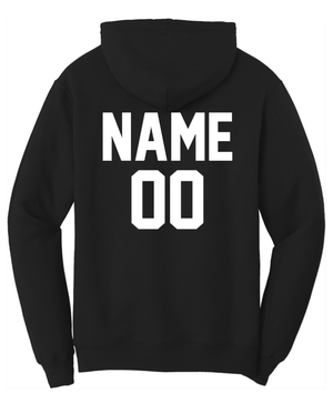 Custom Printed Apparel | LA Dragons Holiday Store 2025 | Adult Unisex Black Hoodie "Dragon Design" (PERSONALIZATION OPTIONAL) - LA Dragons Holiday 25 - 18748