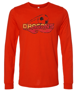 Custom Printed Apparel | LA Dragons Holiday Store 2025 | Adult Unisex Poppy Long Sleeve "Soccer Design" - LA Dragons Holiday 25 - 18748