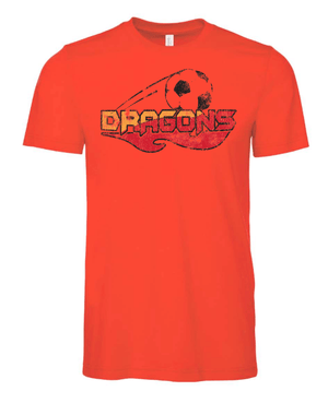 Custom Printed Apparel | LA Dragons Holiday Store 2025 | Adult Unisex Poppy T-Shirt "Soccer Design" - LA Dragons Holiday 25 - 18748