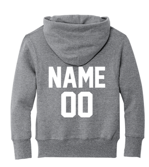 Custom Printed Apparel | LA Dragons Holiday Store 2025 | Youth Athletic Heather Hoodie "Dragon Design" (PERSONALIZATION OPTIONAL) - LA Dragons Holiday 25 - 18748