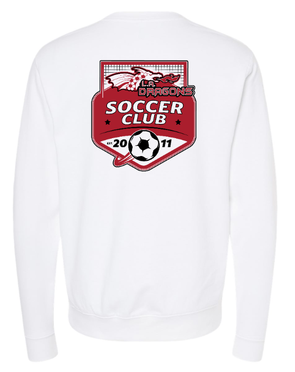 Custom Apparel - Screen Printing - LA Dragons - Soccer Camp - Crewneck Sweatshirts - Crew Neck Sweatshirt - LA Dragons Soccer Camp - 14634