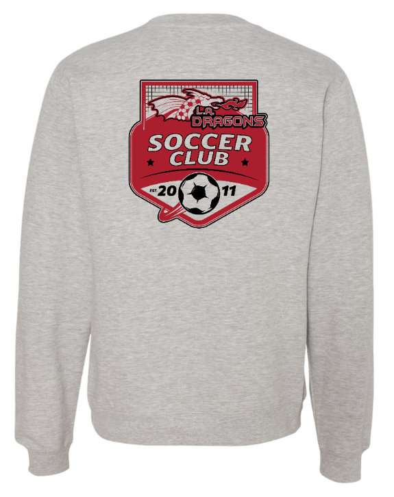 Custom Apparel - Screen Printing - LA Dragons - Soccer Camp - Crewneck Sweatshirts - Crew Neck Sweatshirt - LA Dragons Soccer Camp - 14634