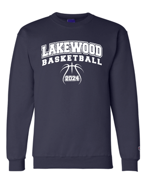 Custom Apparel - Screen Printing - Lakewood Basketball - Unisex Adult Champion Crewneck - Lakewood Basketball - 15099