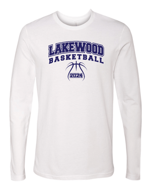 Custom Apparel - Screen Printing - Lakewood Basketball - Unisex Adult Long Sleeve T-Shirt - Lakewood Basketball - 15099