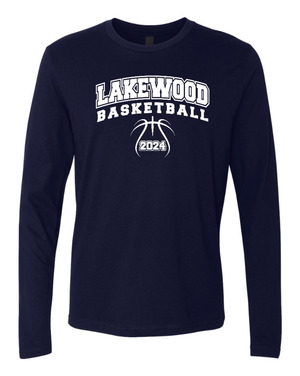 Custom Apparel - Screen Printing - Lakewood Basketball - Unisex Adult Long Sleeve T-Shirt - Lakewood Basketball - 15099