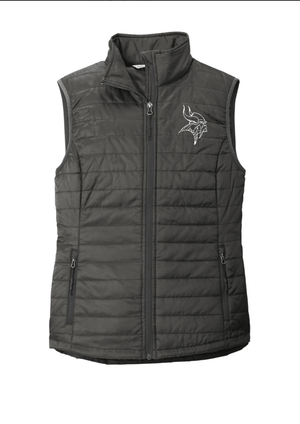 Custom Apparel - Screen Printing - Lakewood Basketball - Women's Puffy Vest - Lakewood Basketball - 15099