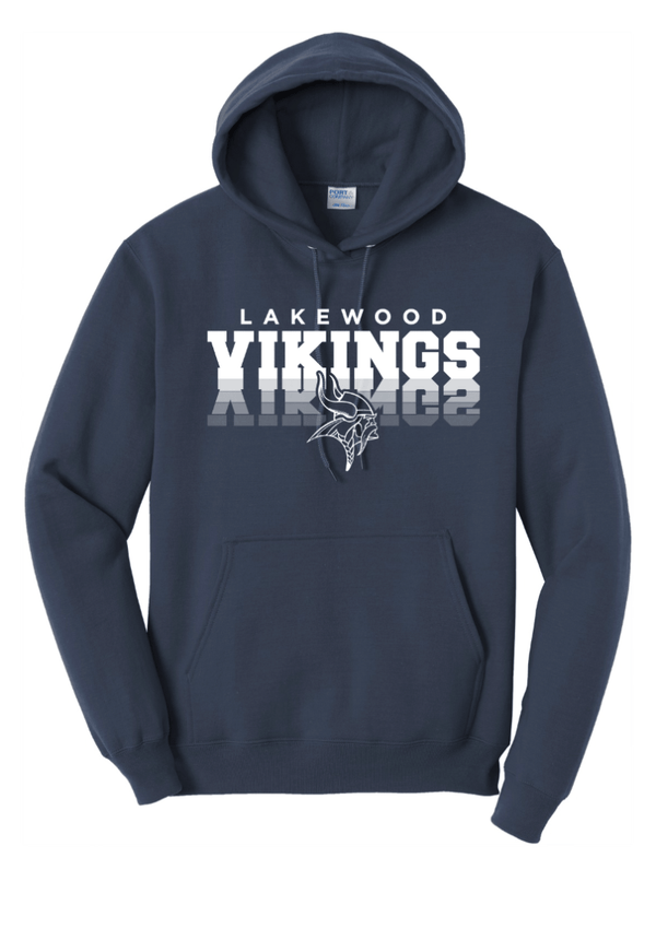 Custom Apparel - Screen Printing - Lakewood Vikings - TALL Unisex Hoodie - Lakewood vikings