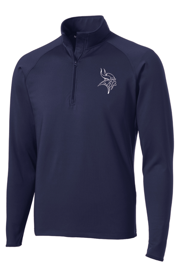 Custom Apparel - Screen Printing - Lakewood Vikings - Unisex Embroidered Stretch 1/4 - Zip Pullover - Lakewood vikings