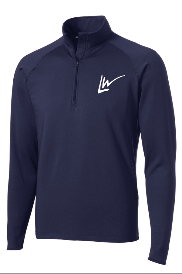 Custom Apparel - Screen Printing - Lakewood Vikings - Unisex Embroidered Stretch 1/4 - Zip Pullover - Lakewood vikings