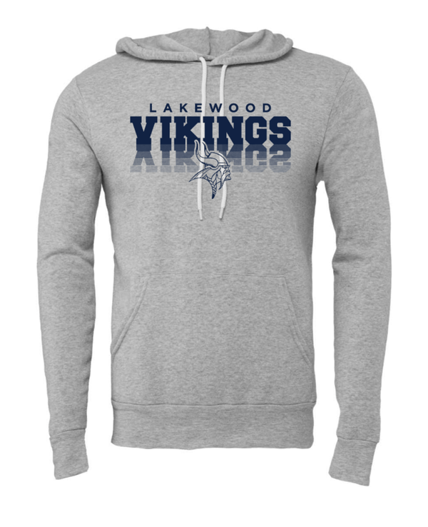 Custom Apparel - Screen Printing - Lakewood Vikings - Unisex Hoodie (Mirror Design) - Lakewood vikings