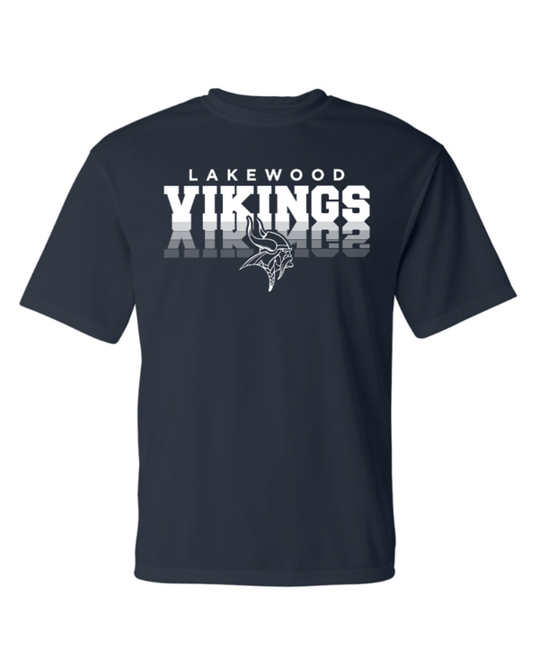 Custom Apparel - Screen Printing - Lakewood Vikings - Unisex Performance T-Shirt (Mirror Design) - Lakewood vikings
