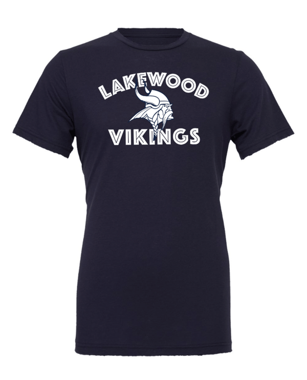 Custom Apparel - Screen Printing - Lakewood Vikings - Unisex T-Shirt (Arch Design) - Lakewood vikings