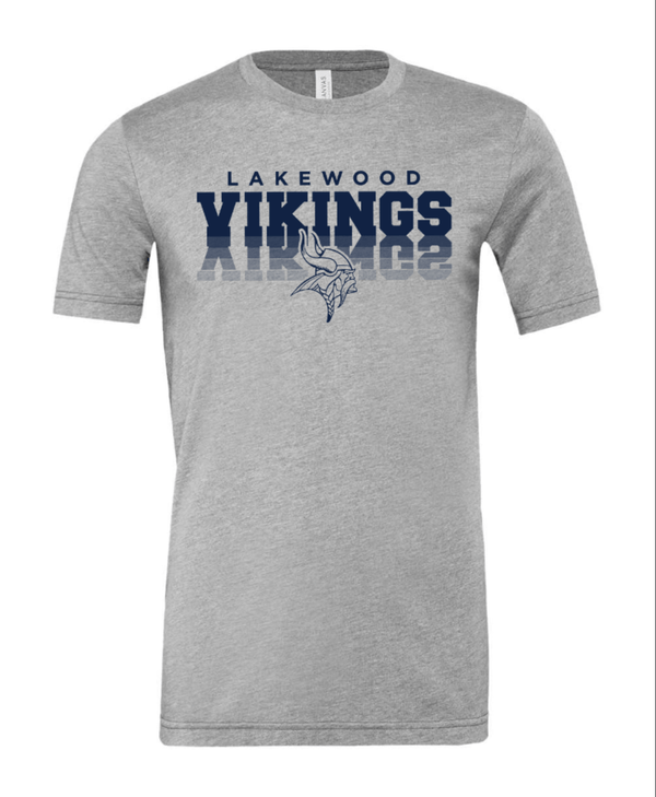 Custom Apparel - Screen Printing - Lakewood Vikings - Unisex T-Shirt (Mirror Design) - Lakewood vikings