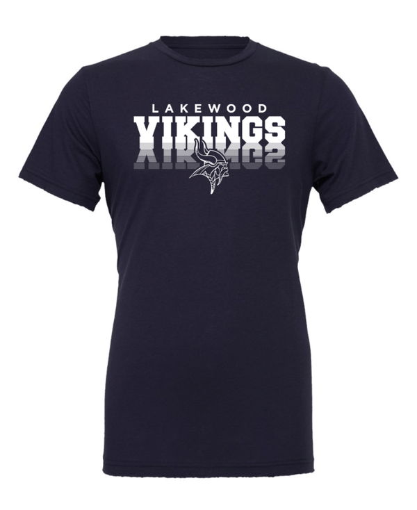 Custom Apparel - Screen Printing - Lakewood Vikings - Unisex T-Shirt (Mirror Design) - Lakewood vikings