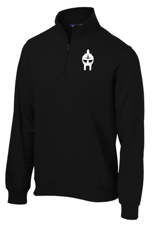 Custom Printed Apparel | Lansing Gladiators Fall 2025 - Black Quarter Zip Sweatshirt - Lansing Gladiators Fall 2025 - 18278