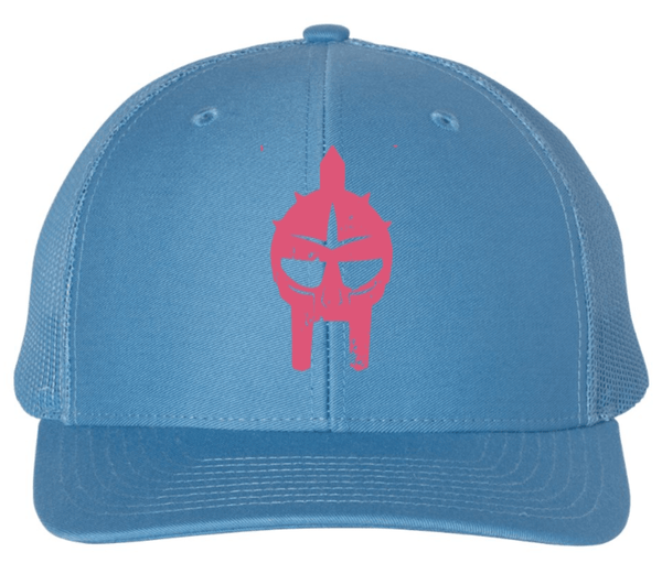 Custom Printed Apparel | Lansing Gladiators Fall 2025 - Snapback Trucker Cap (Columbia Blue/Black) - Lansing Gladiators Fall 2025 - 18278