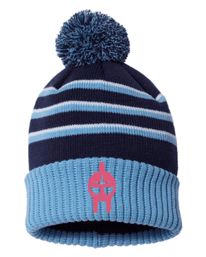 Custom Printed Apparel | Lansing Gladiators - Pom Cuffed Beanie - Lansing Gladiators - 17974