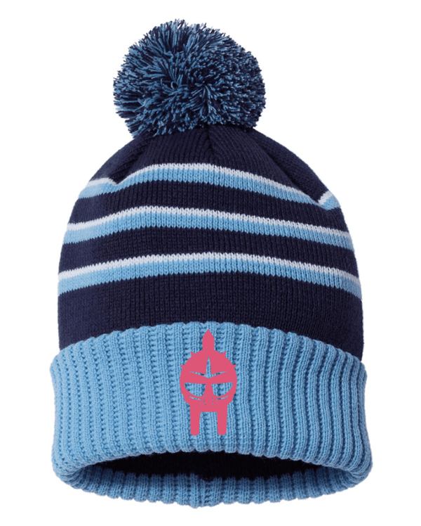 Custom Printed Apparel | Lansing Gladiators - Pom Cuffed Beanie - Lansing Gladiators - 17974
