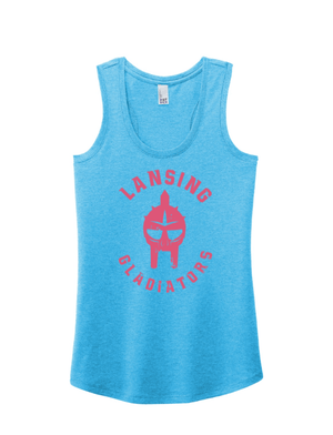 Custom Printed Apparel | Lansing Gladiators - Women's Racerback Tank - Lansing Gladiators - 17974