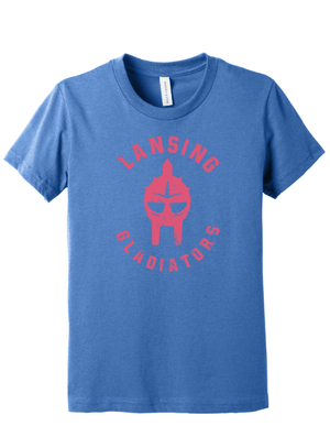 Custom Printed Apparel | Lansing Gladiators - Youth T-Shirt - Lansing Gladiators - 17974