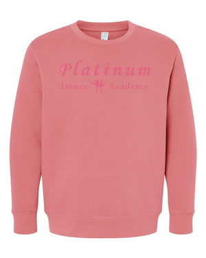 Platinum Dance Academy Crewneck Mauvelous front view