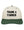 Sigma Alpha Sorority Headwear Stone/ Dark Green front view