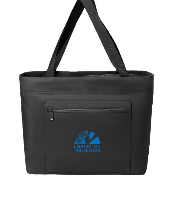 Custom Apparel - Screen Printing - Library of Michigan - Caryall Tote - Library of Michigan - 17783
