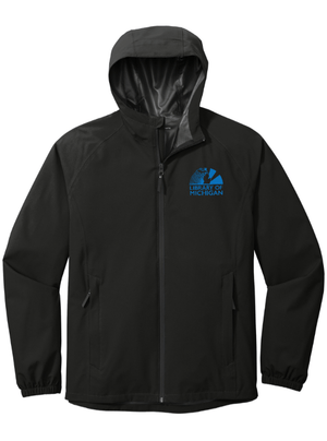 Custom Apparel - Screen Printing - Library of Michigan - Essential Rain Jacket - Library of Michigan - 17783