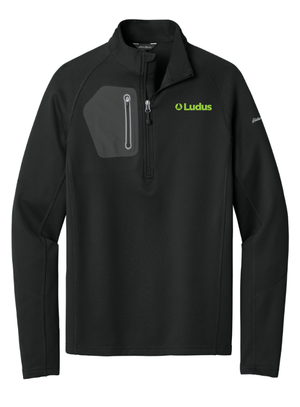 Custom Printed Apparel | Ludus - Eddie Bauer Men's 1/2 Zip Performance Fleece - Ludus OD