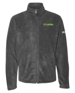 Custom Printed Apparel | Ludus - Men's Columbia Steens Mountain Full Zip Jacket *Black / Charcoal* - Ludus OD