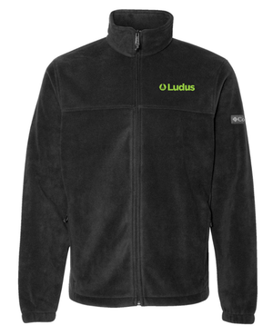 Custom Printed Apparel | Ludus - Men's Columbia Steens Mountain Full Zip Jacket *Black / Charcoal* - Ludus OD