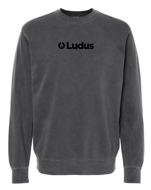 Custom Printed Apparel | Ludus - Unisex Midweight Pigment Dyed Crewneck Sweatshirt - Ludus OD