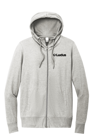 Custom Printed Apparel | Ludus - Women's French Terry Full Zip Hoodie - Ludus OD