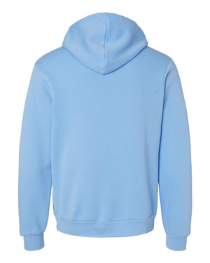 Okemos Fall Staff Shop Hoodie Carolina Blue back view