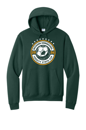 LA Dragons Fall Tournament 2026 Hoodie Dark Green front view