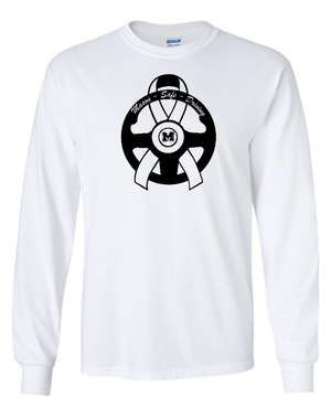 Custom Apparel - Screen Printing - Mason Safe Driving - Youth Cotton Long Sleeve - Mason Safe Driving - 14858