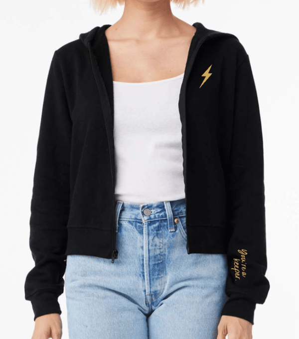 Custom Apparel - Screen Printing - MBWS - Women's Full Zip Embroidered "You're a Keeper" Hoodie - MBWS