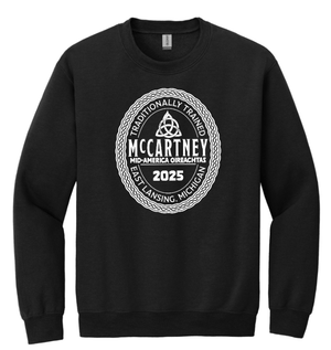 Custom Printed Apparel | McCartney Irish Dance 2025 | Adult Unisex Crewneck (Black/Navy) - McCartney Irish Dance W25 - 18696