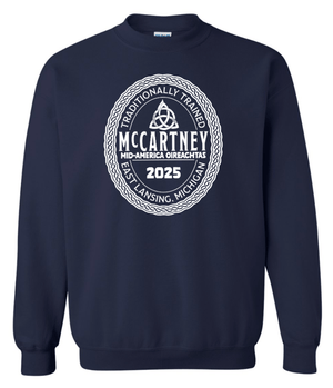 Custom Printed Apparel | McCartney Irish Dance 2025 | Adult Unisex Crewneck (Black/Navy) - McCartney Irish Dance W25 - 18696
