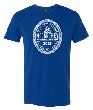 Custom Printed Apparel | McCartney Irish Dance 2025 | Adult Unisex T-Shirt (MULTIPLE COLOR OPTIONS) - McCartney Irish Dance W25 - 18696